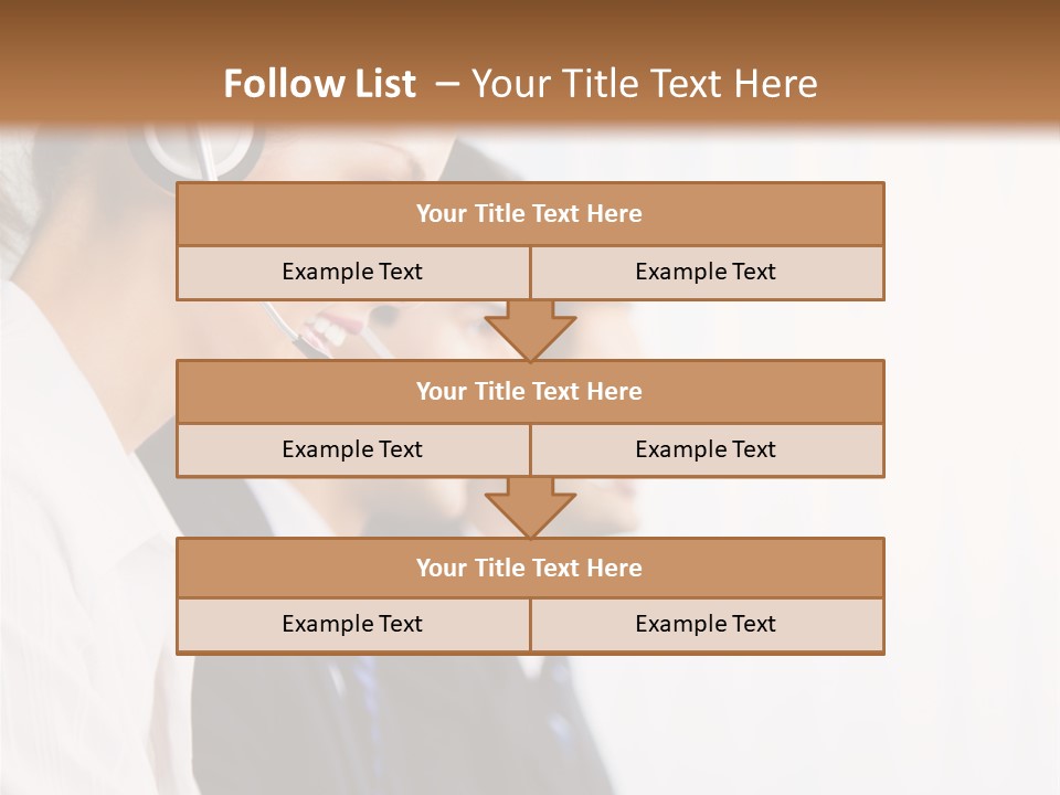 Handsfree Assistance Call Center PowerPoint Template