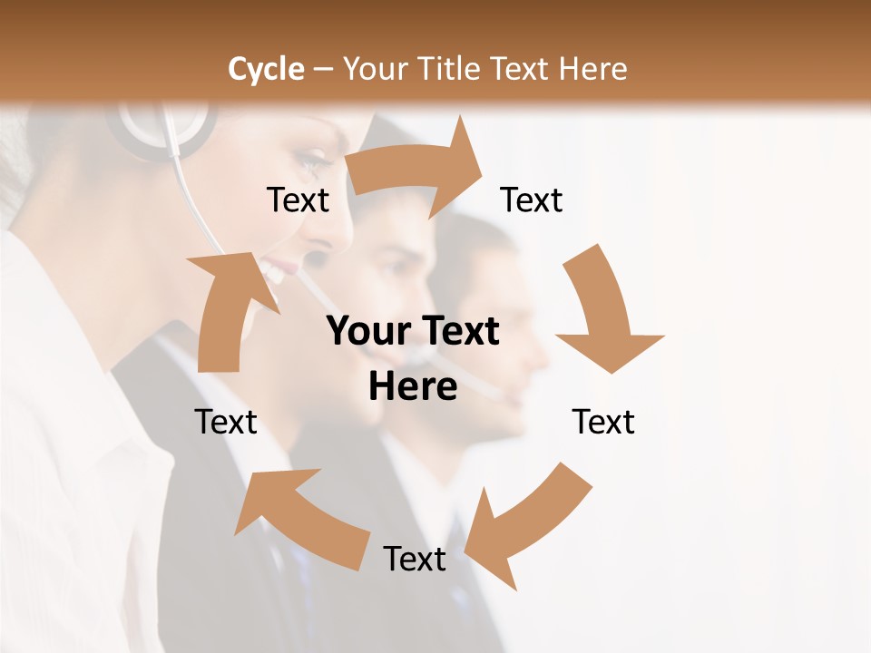 Handsfree Assistance Call Center PowerPoint Template