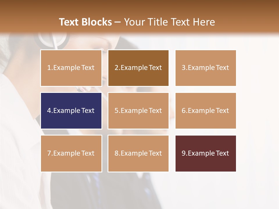 Handsfree Assistance Call Center PowerPoint Template