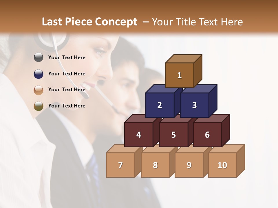 Handsfree Assistance Call Center PowerPoint Template