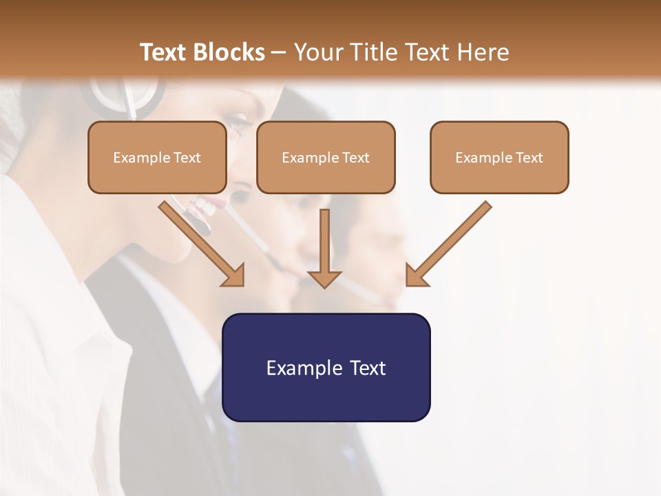 Handsfree Assistance Call Center PowerPoint Template