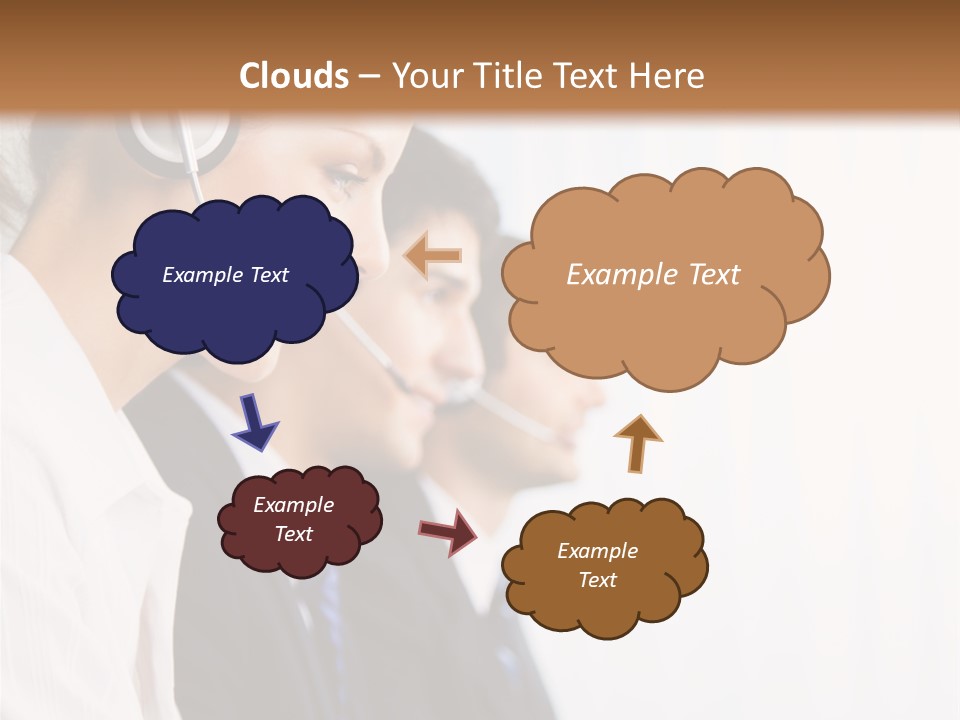 Handsfree Assistance Call Center PowerPoint Template