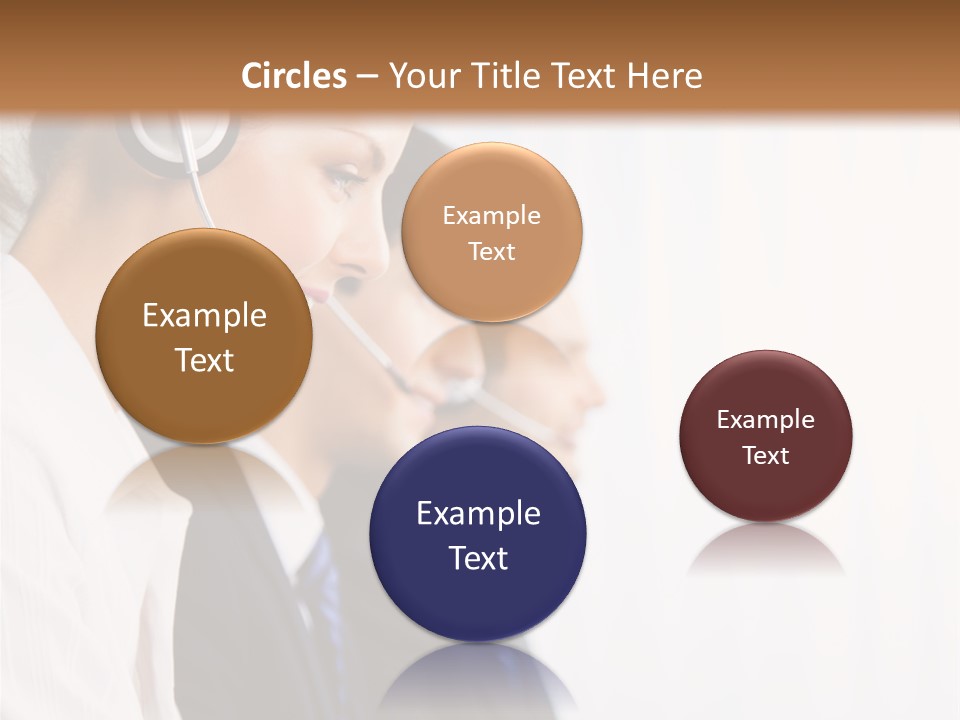 Handsfree Assistance Call Center PowerPoint Template