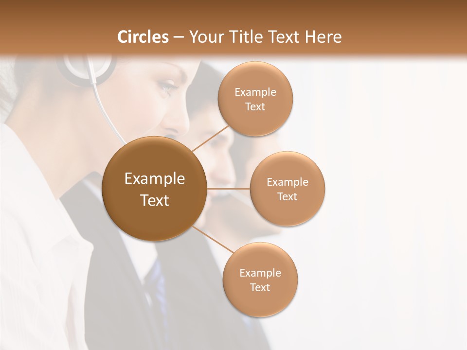 Handsfree Assistance Call Center PowerPoint Template