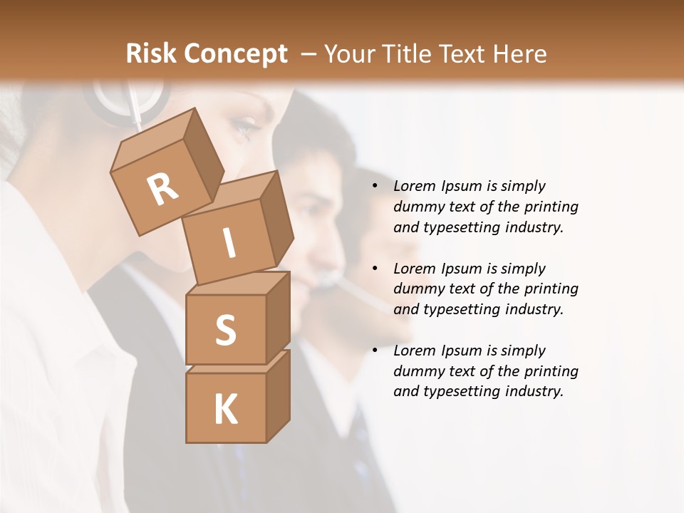 Handsfree Assistance Call Center PowerPoint Template