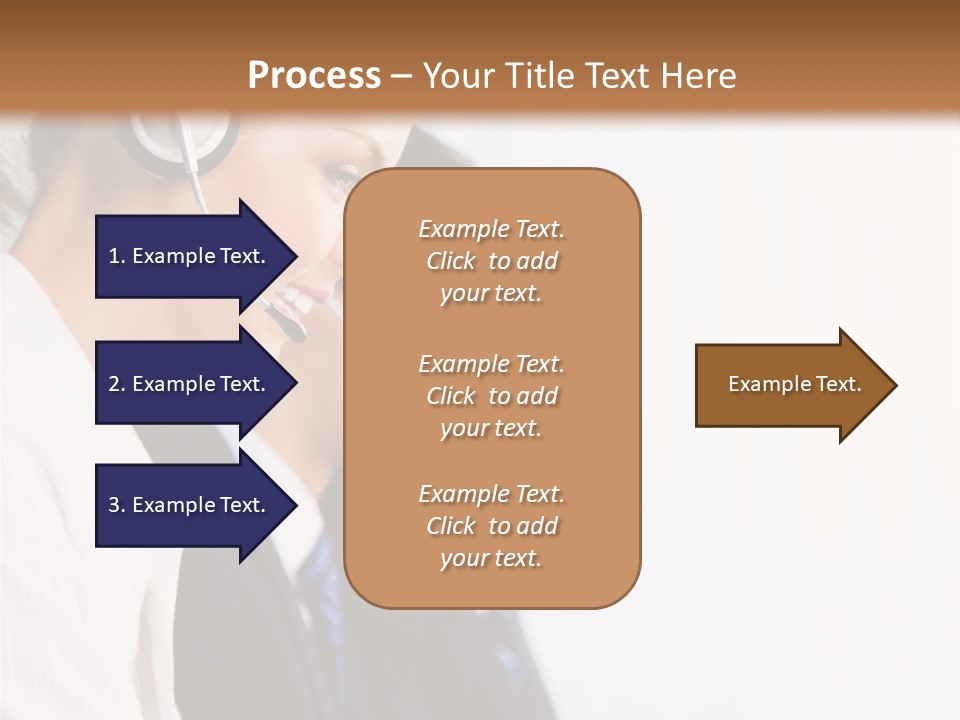 Handsfree Assistance Call Center PowerPoint Template