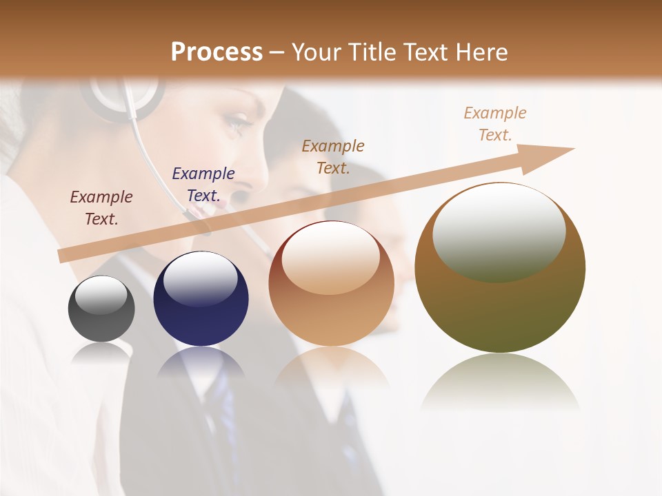 Handsfree Assistance Call Center PowerPoint Template