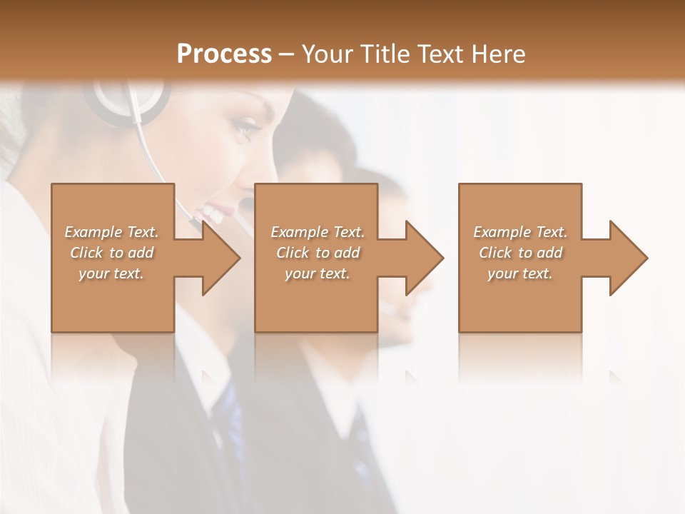 Handsfree Assistance Call Center PowerPoint Template