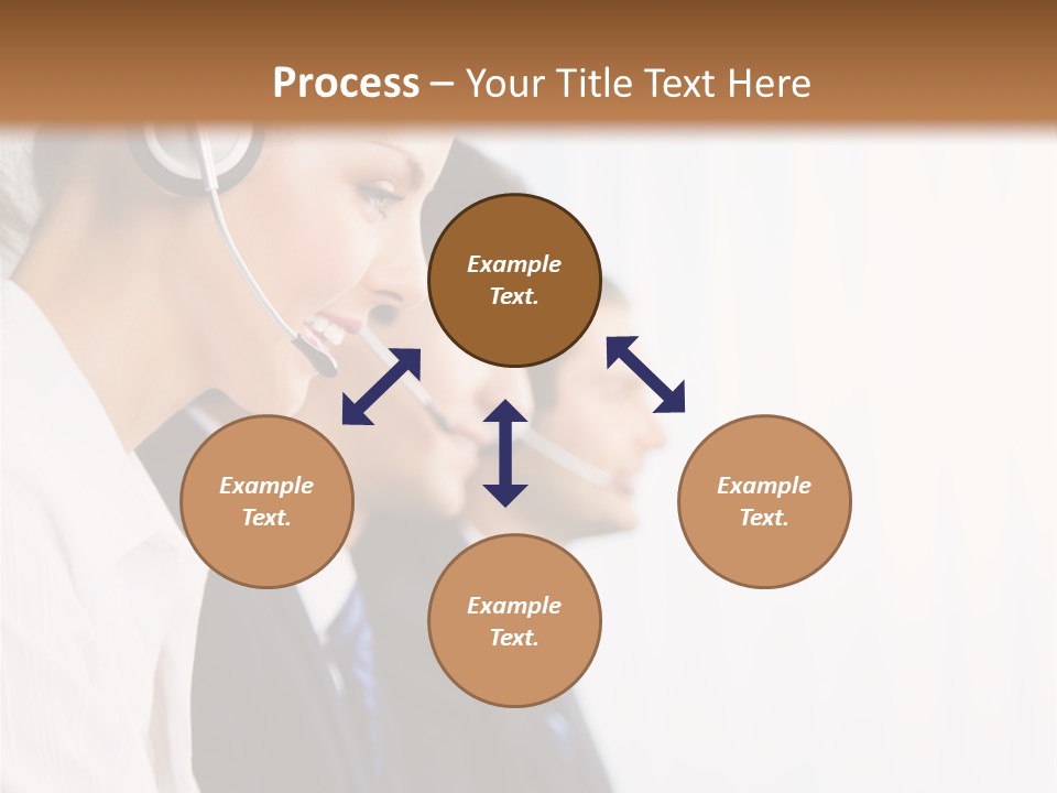 Handsfree Assistance Call Center PowerPoint Template