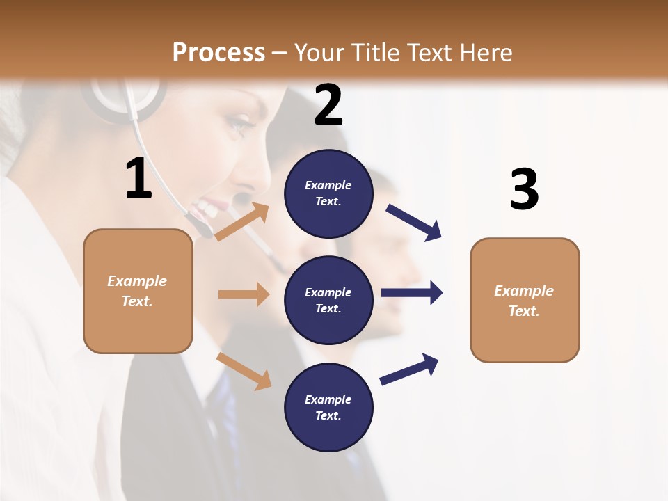 Handsfree Assistance Call Center PowerPoint Template