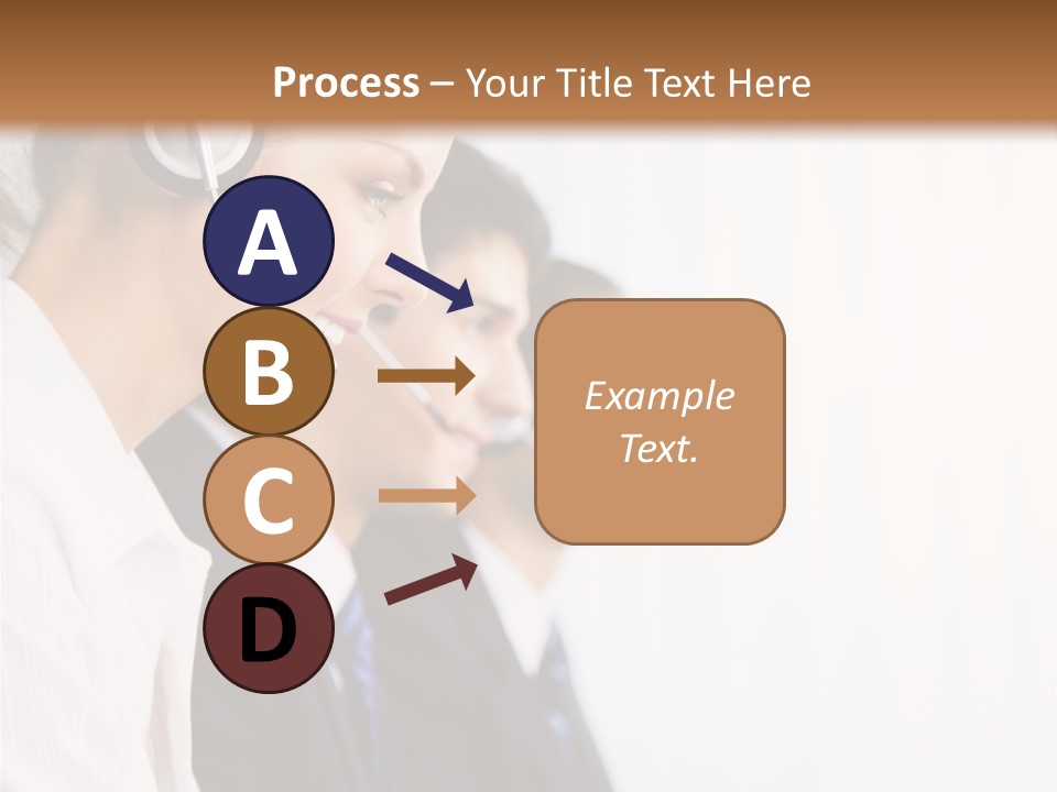 Handsfree Assistance Call Center PowerPoint Template