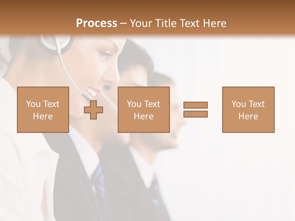 Handsfree Assistance Call Center PowerPoint Template