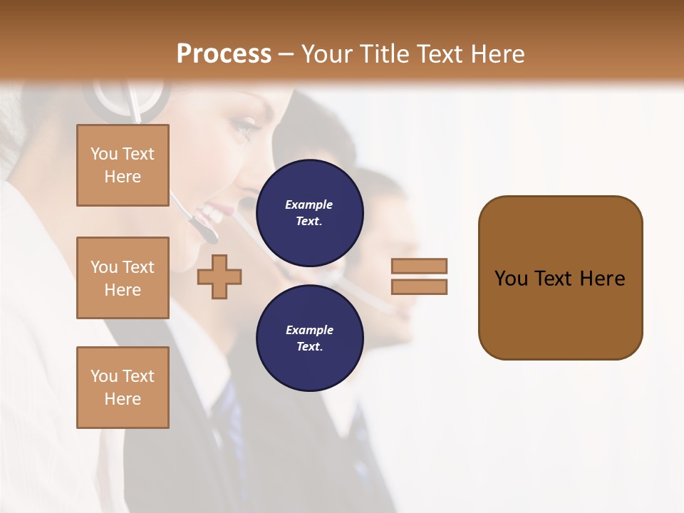 Handsfree Assistance Call Center PowerPoint Template