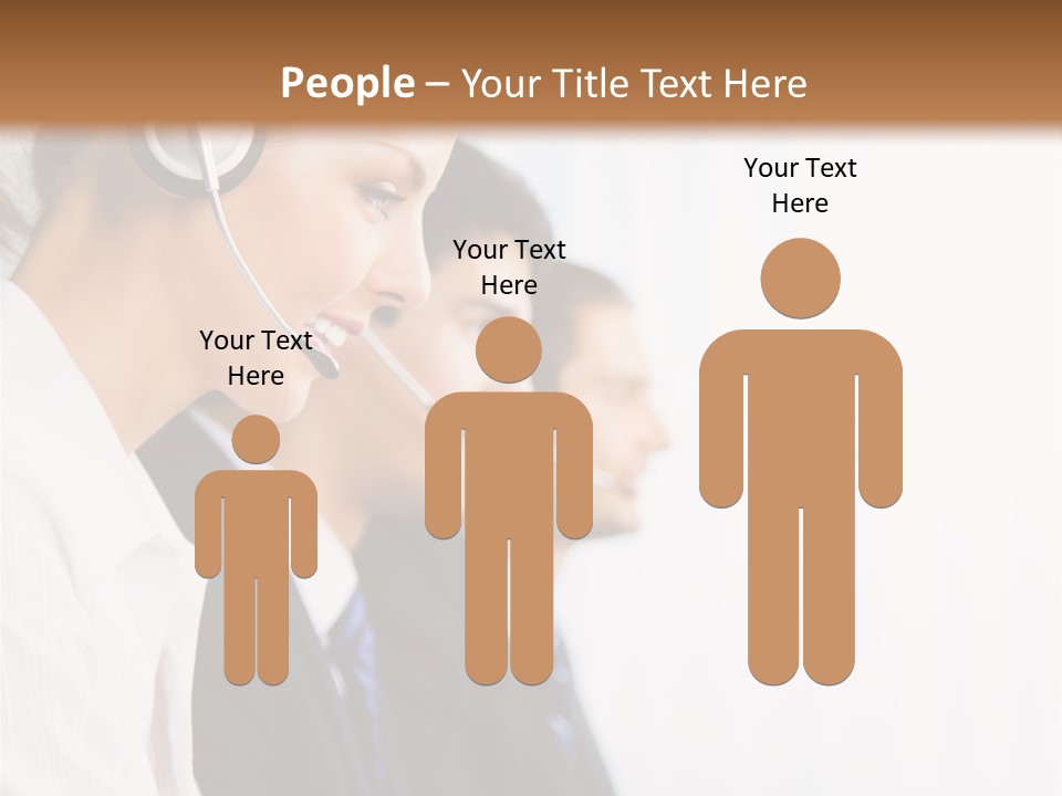 Handsfree Assistance Call Center PowerPoint Template