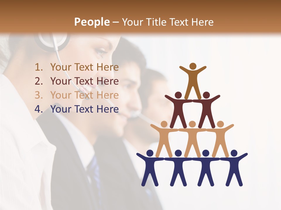 Handsfree Assistance Call Center PowerPoint Template