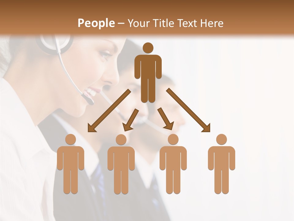 Handsfree Assistance Call Center PowerPoint Template