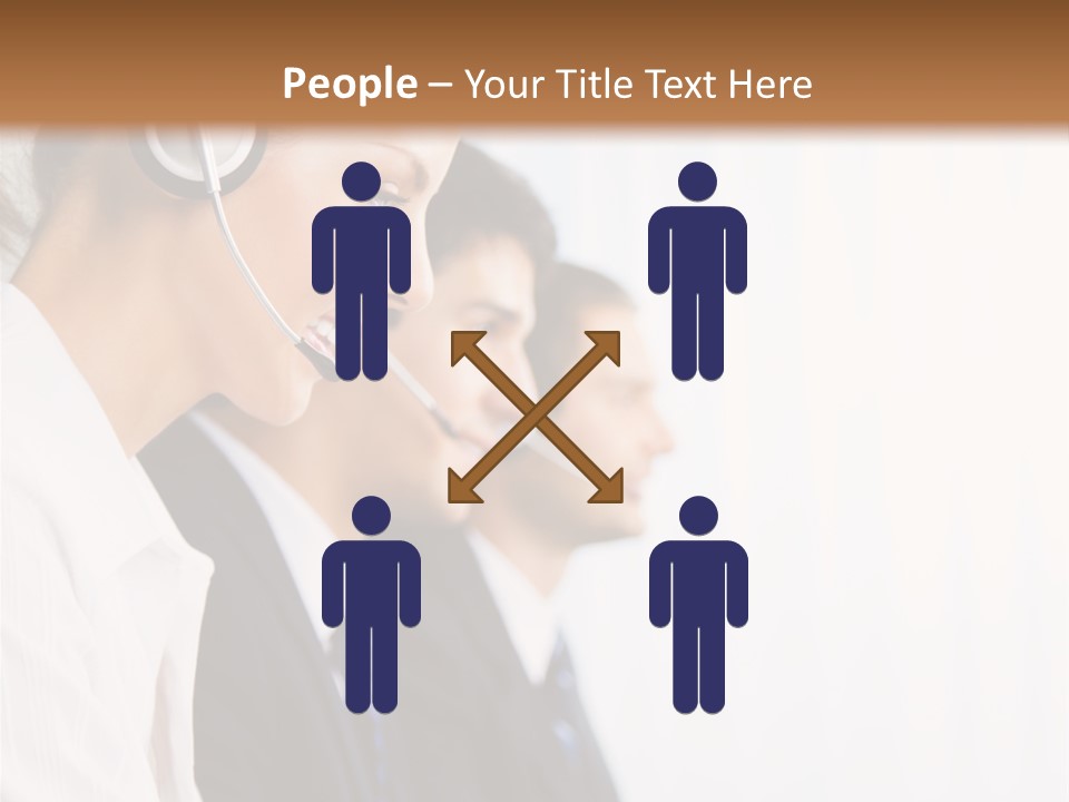 Handsfree Assistance Call Center PowerPoint Template