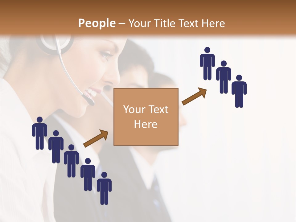 Handsfree Assistance Call Center PowerPoint Template