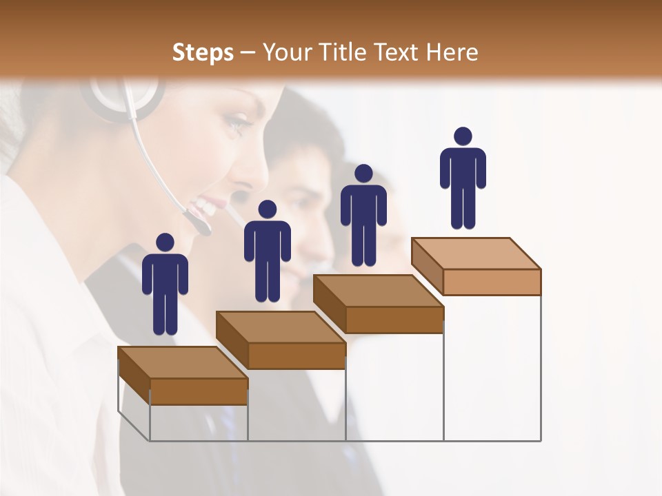 Handsfree Assistance Call Center PowerPoint Template