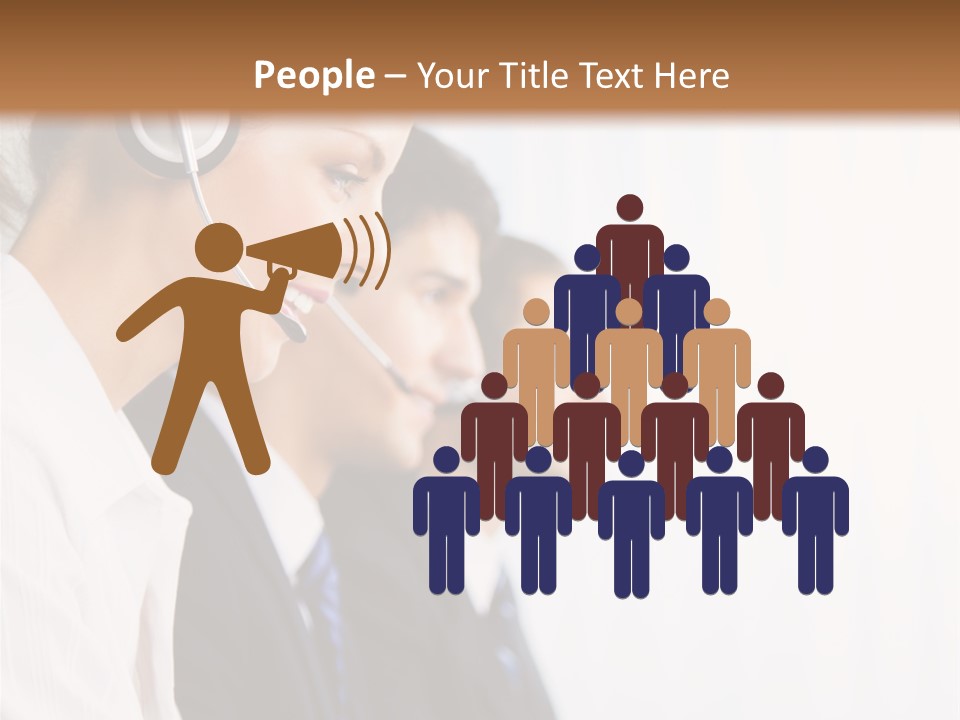 Handsfree Assistance Call Center PowerPoint Template