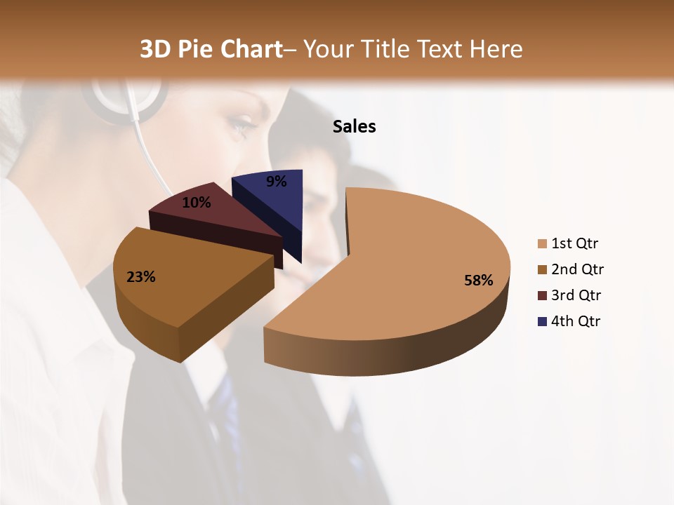 Handsfree Assistance Call Center PowerPoint Template