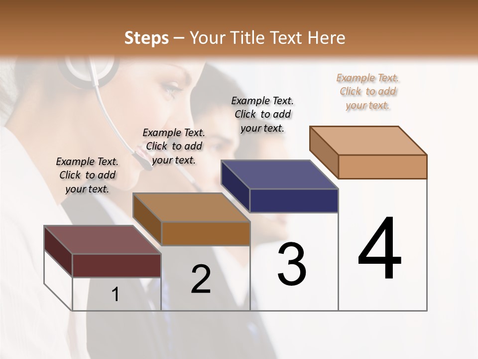 Handsfree Assistance Call Center PowerPoint Template