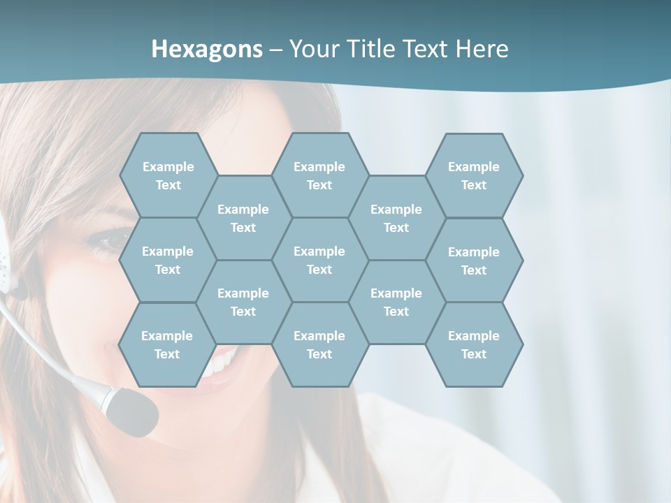 Operator Female Reception PowerPoint Template