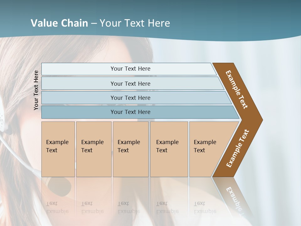 Operator Female Reception PowerPoint Template