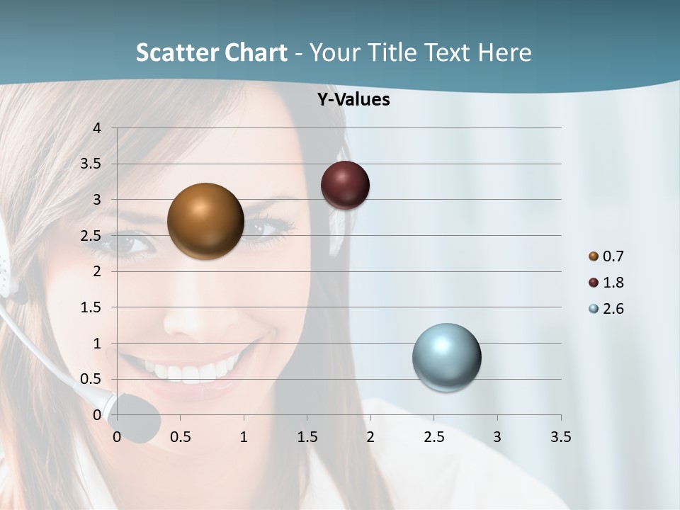 Operator Female Reception PowerPoint Template