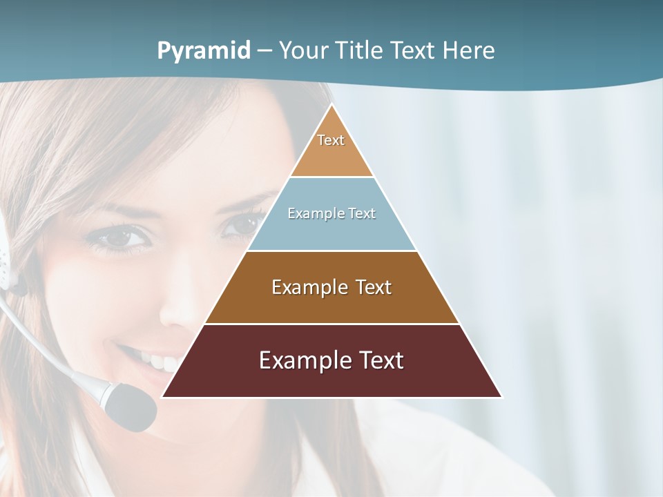 Operator Female Reception PowerPoint Template