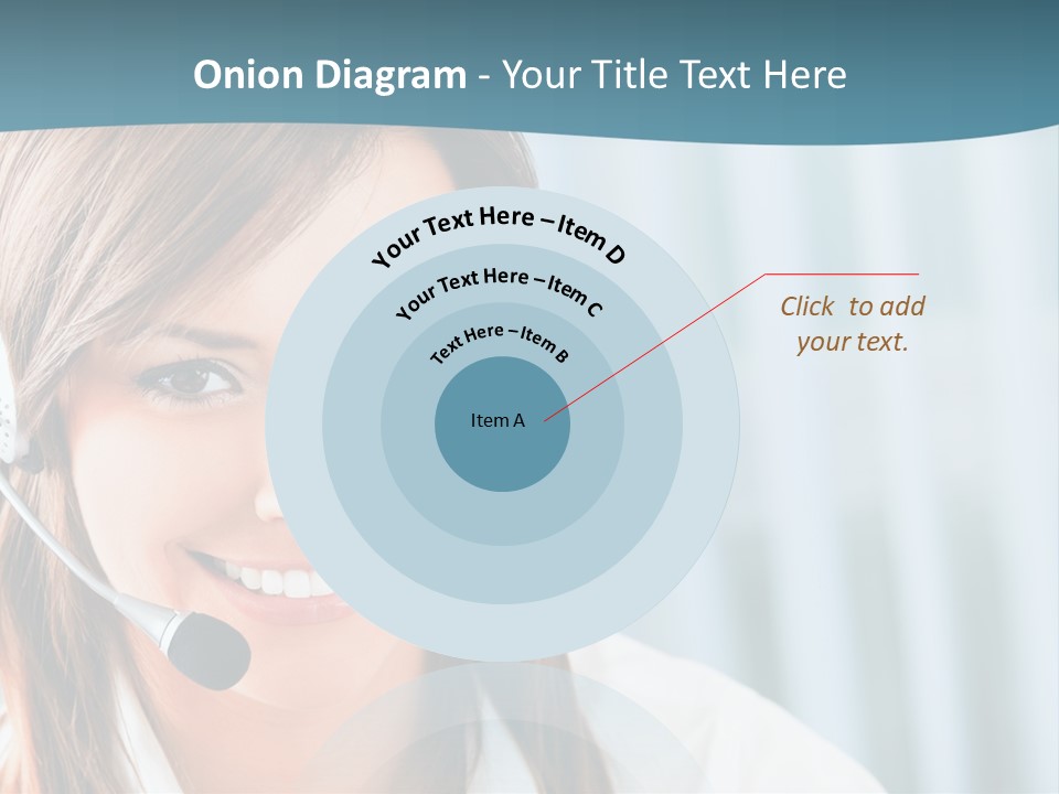 Operator Female Reception PowerPoint Template