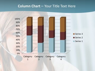 Operator Female Reception PowerPoint Template