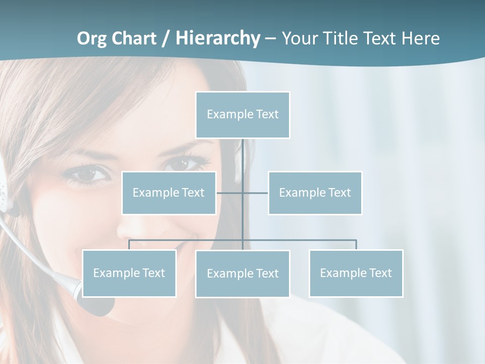Operator Female Reception PowerPoint Template