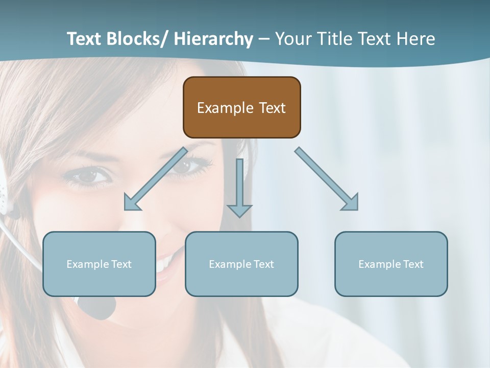 Operator Female Reception PowerPoint Template