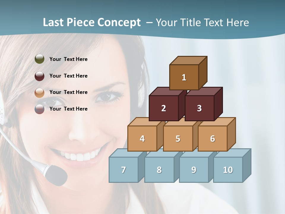 Operator Female Reception PowerPoint Template