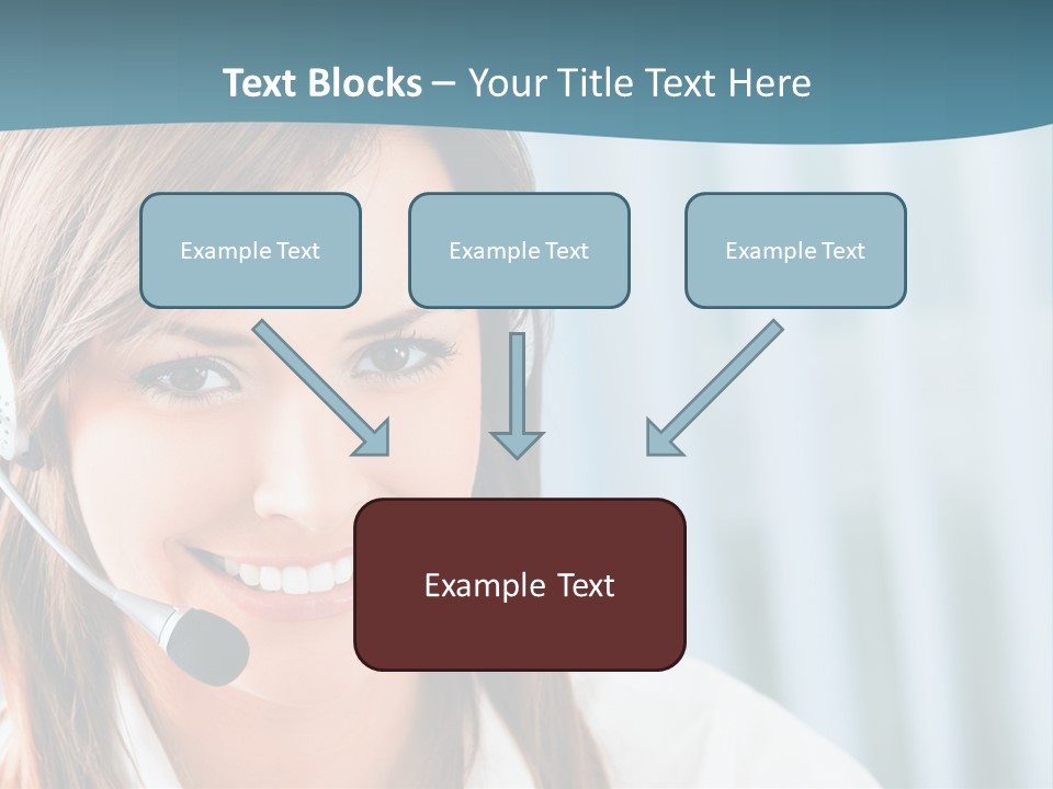 Operator Female Reception PowerPoint Template