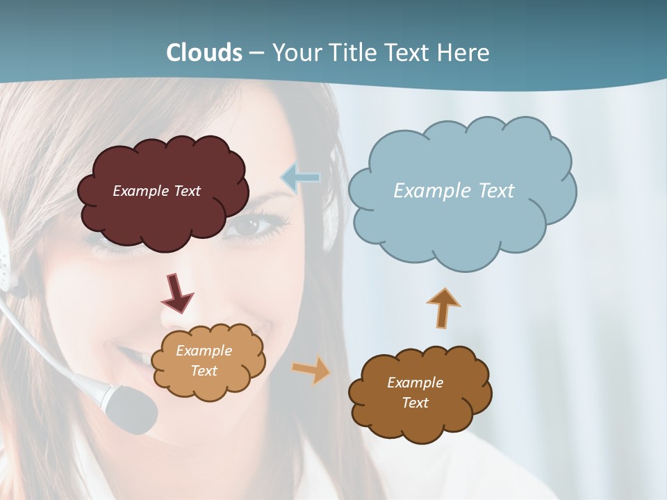Operator Female Reception PowerPoint Template