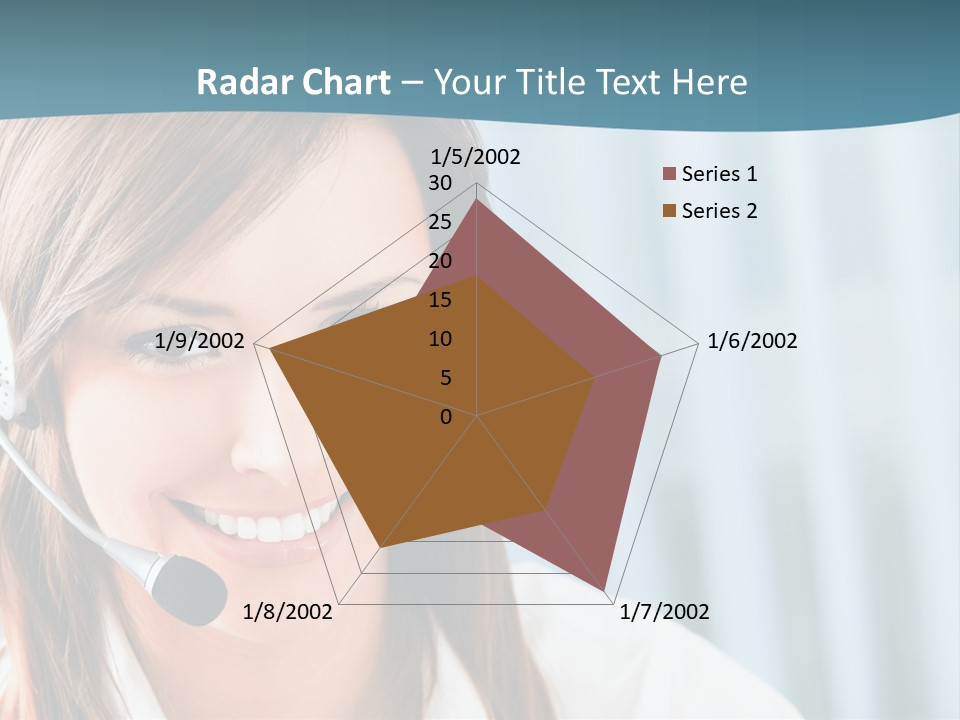 Operator Female Reception PowerPoint Template
