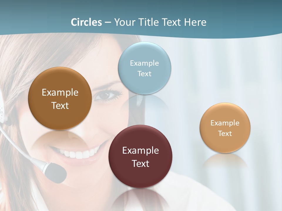 Operator Female Reception PowerPoint Template