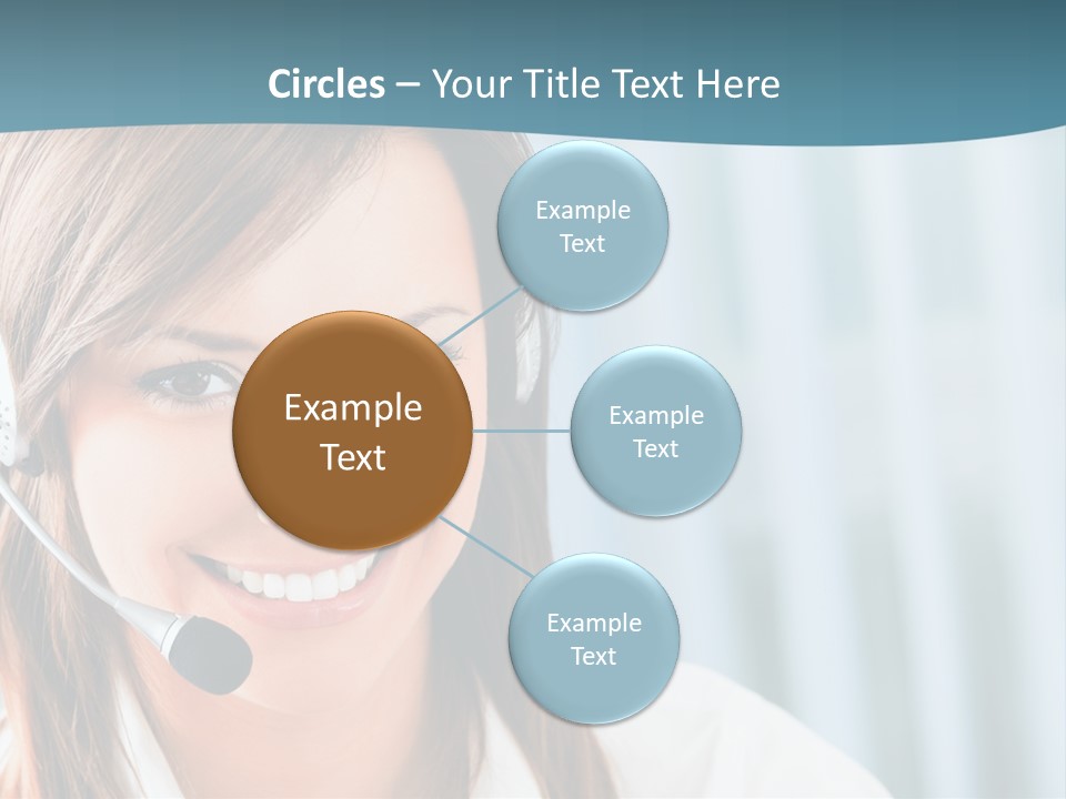 Operator Female Reception PowerPoint Template