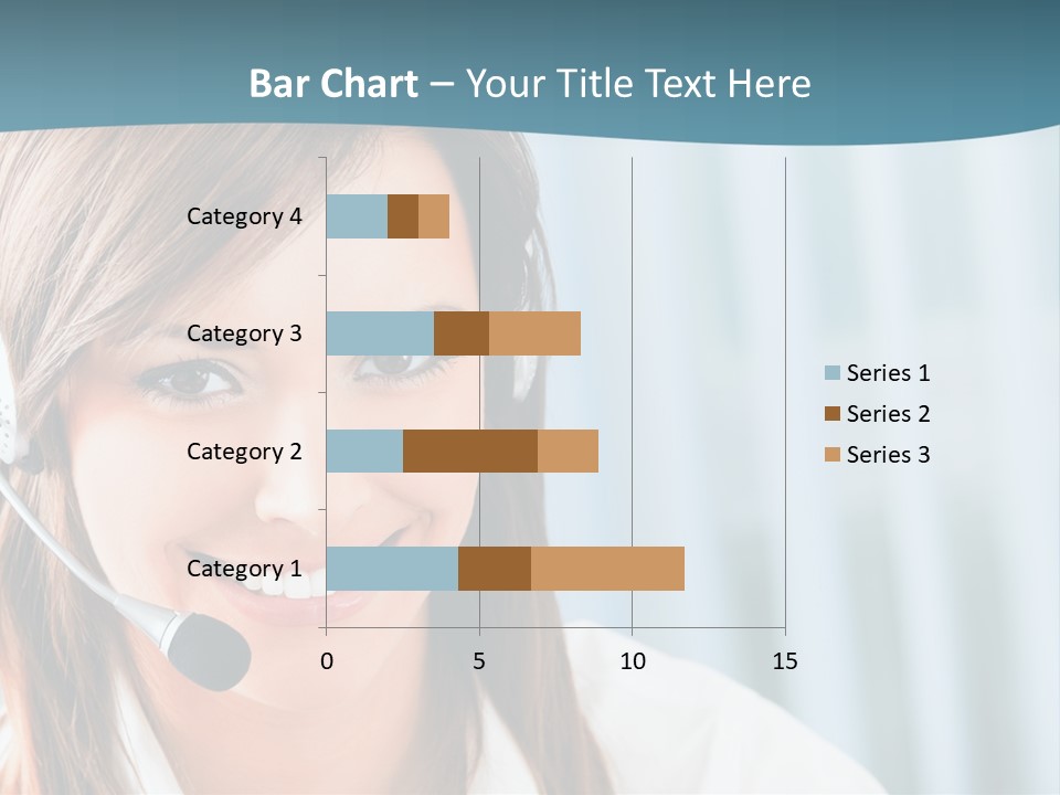 Operator Female Reception PowerPoint Template