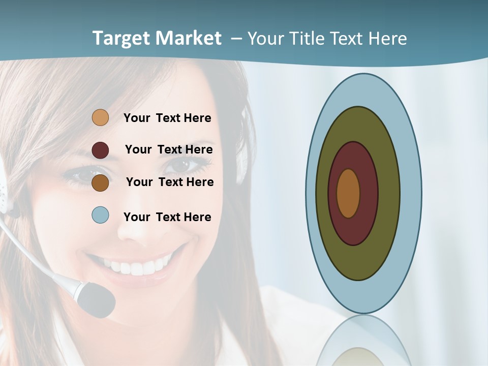 Operator Female Reception PowerPoint Template