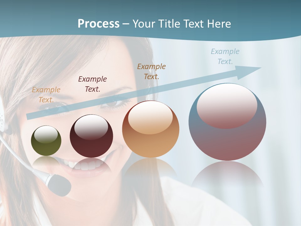 Operator Female Reception PowerPoint Template