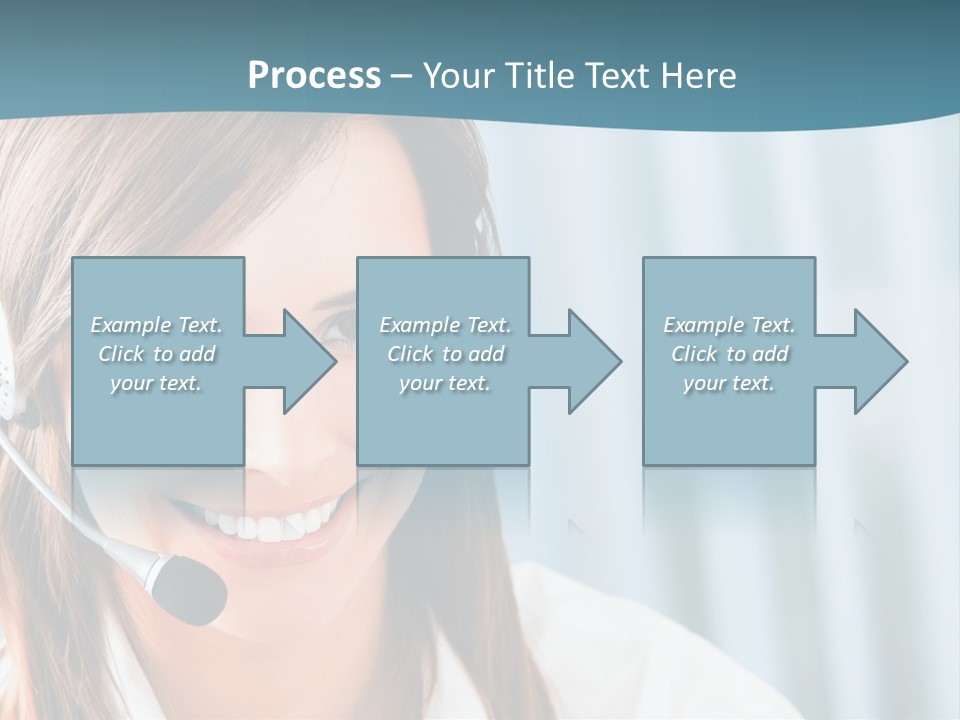 Operator Female Reception PowerPoint Template
