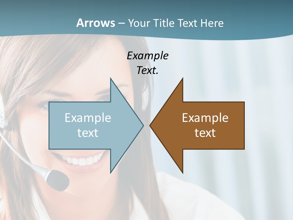 Operator Female Reception PowerPoint Template