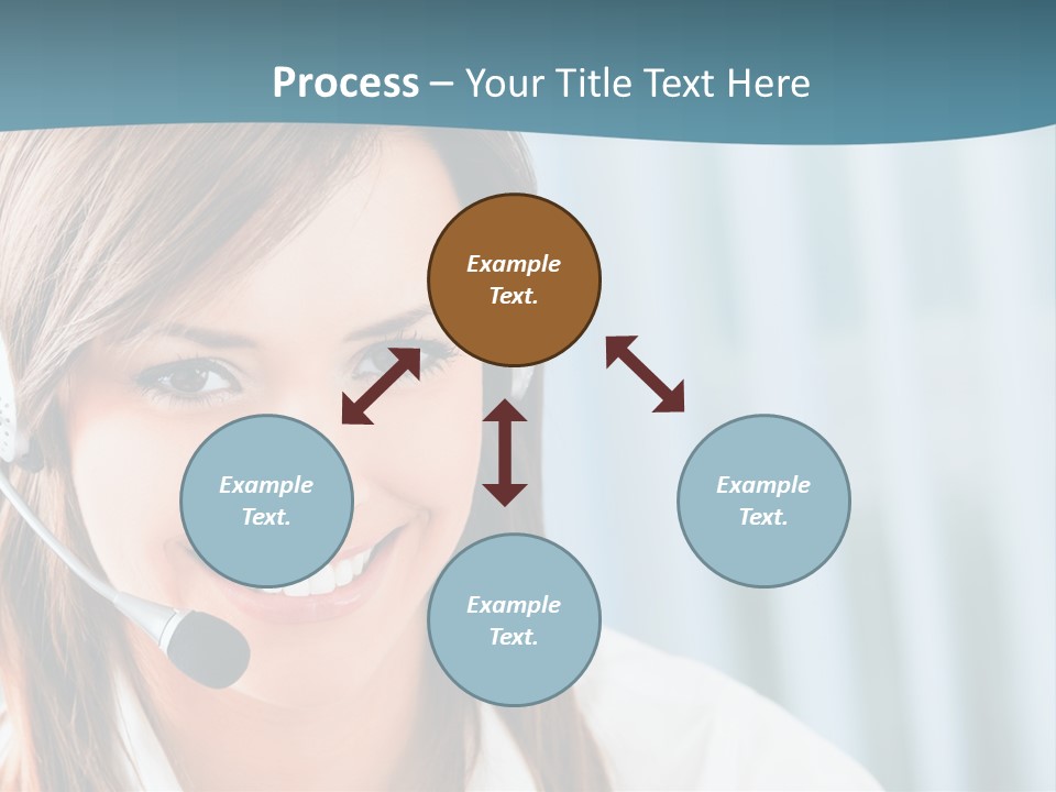 Operator Female Reception PowerPoint Template