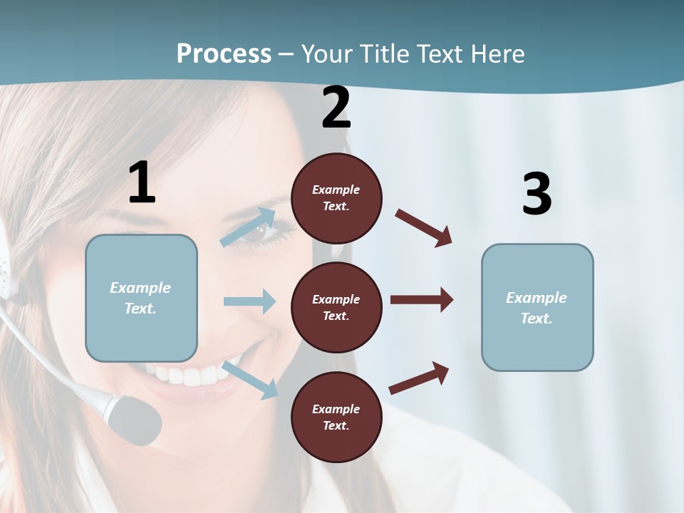Operator Female Reception PowerPoint Template