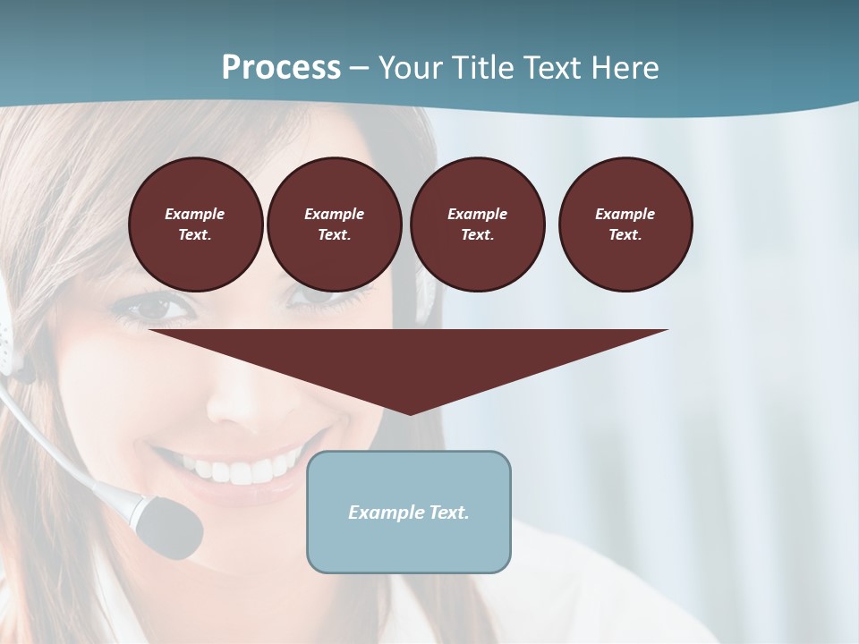 Operator Female Reception PowerPoint Template