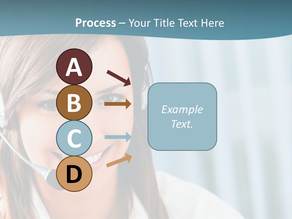 Operator Female Reception PowerPoint Template