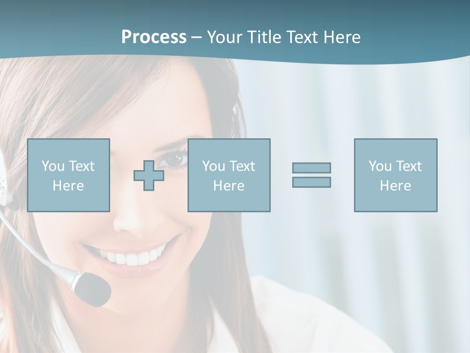 Operator Female Reception PowerPoint Template